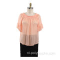 Casual zomerblouse met ronde hals voor dames